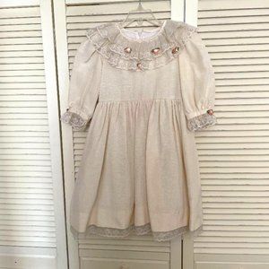 Vintage 80's Sylvia Whyte for Saks Fifth Avenue Girls Dress Size 6